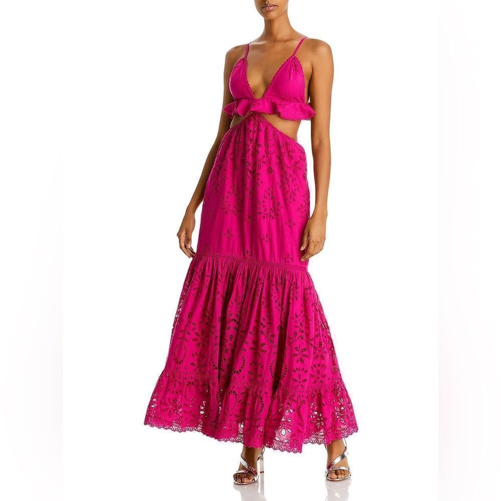 Women's Rococo Sand Sasha Long Dress In Raspberry - Picture 2 of 5